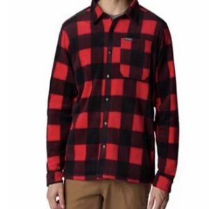 Columbia Men’s Steens Mountain Fleece Shirt Jacket, Large, NWT